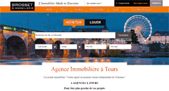 Desktop Screenshot of brosset-immobilier.fr