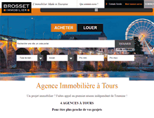 Tablet Screenshot of brosset-immobilier.fr